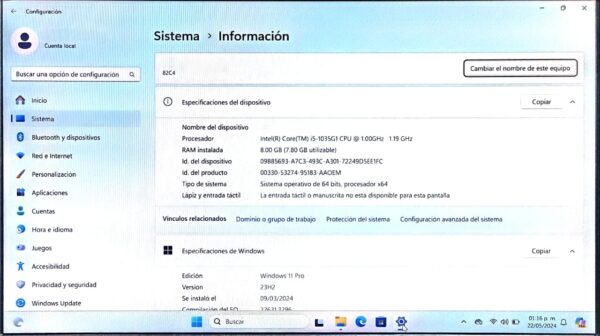 LENOVO IDEAL PAD V14-IIL - Image 8