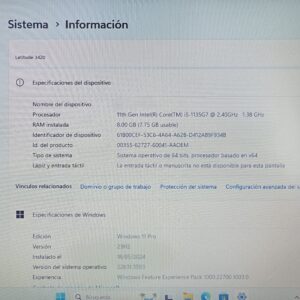 DELL LATITUDE 3420