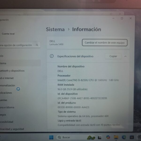 DELL LATITUDE 5490 TOUCH - Image 7