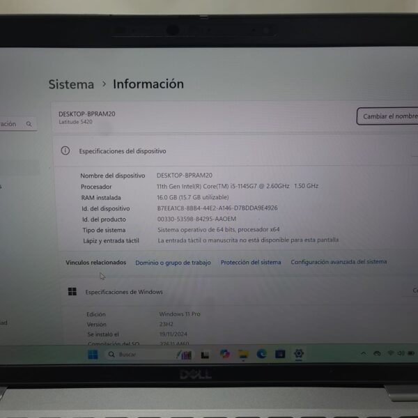 DELL LATITUDE 5420 i5-11 - Image 7