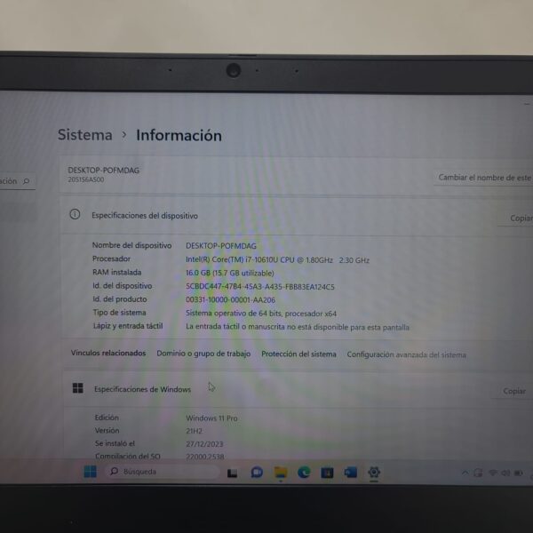 LENOVO T14 i7-1067U - Image 6