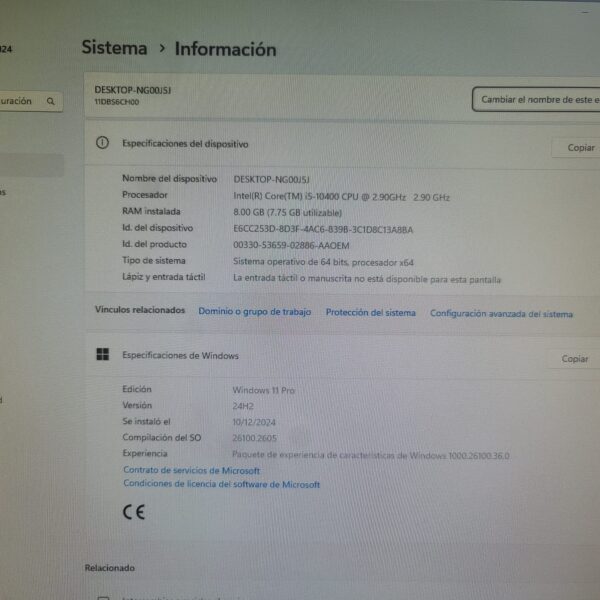 LENOVO THINKCENTER M70S i5-10 - Image 5