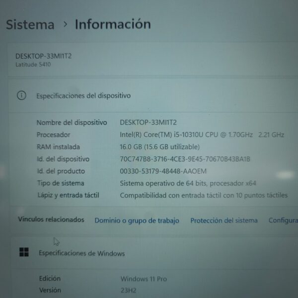 DELL LATITUDE 5410 TOUCH i5-10 - Image 6