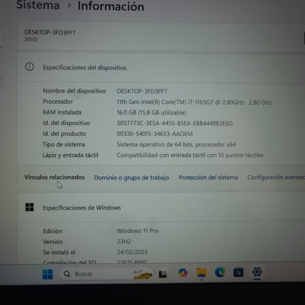 LENOVO THINKBOOK 14 G2 TOUCH i7-11 - Image 6