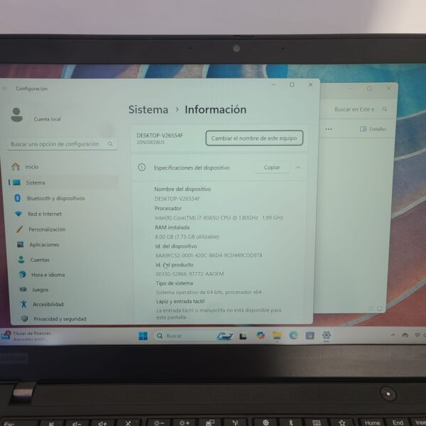 Lenovo thinkpad T490 i7-8 - Image 8