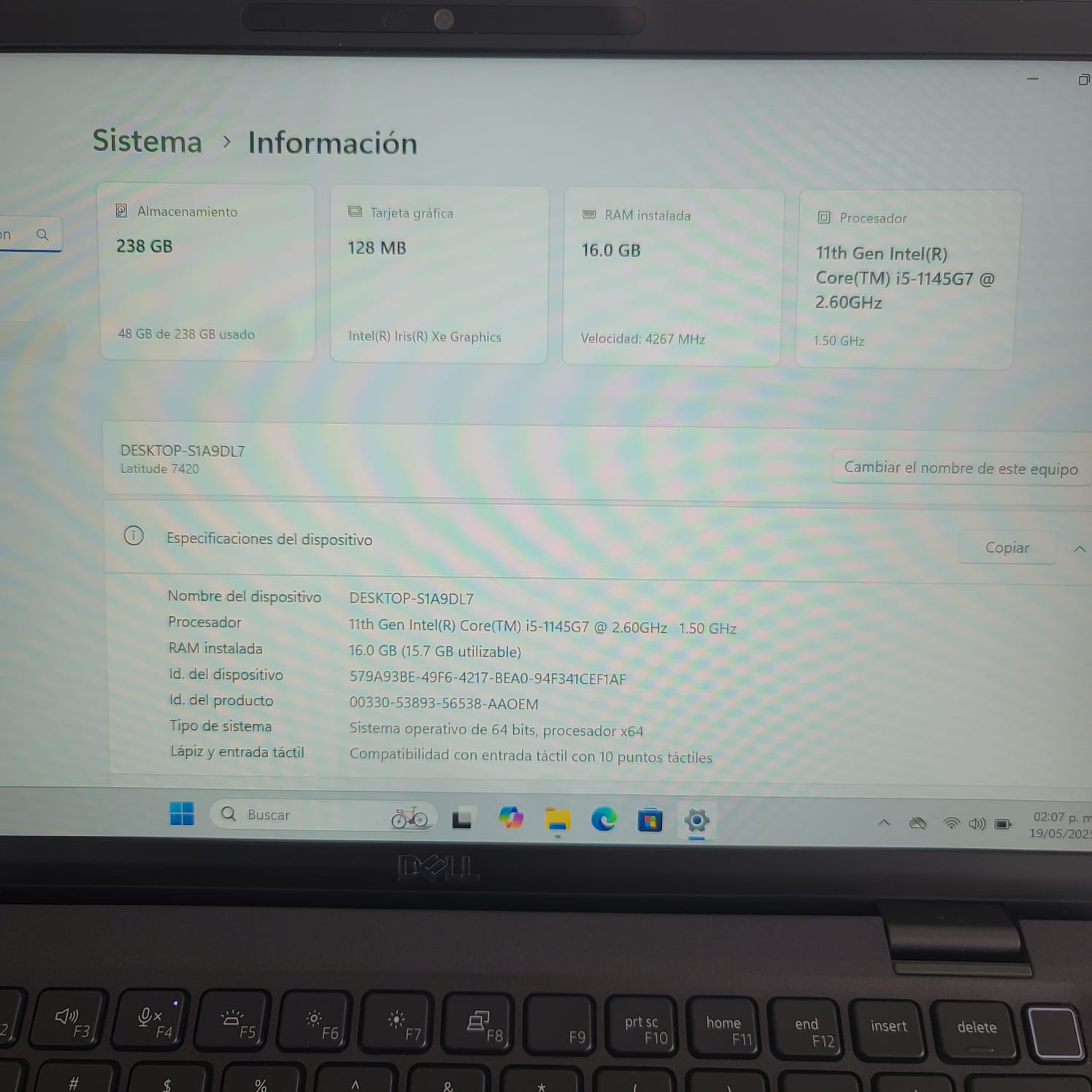 DELL LATITUDE 7420 TOUCH i5-11 - Image 6
